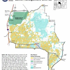 Topo Map Unit 18 New Mexico