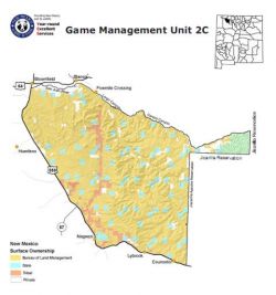 Topo Map Unit 2C New Mexico