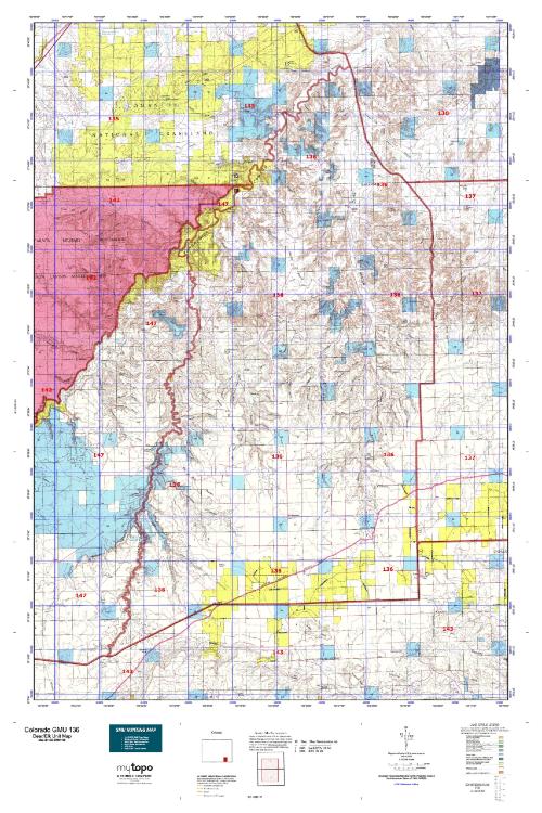 colorado-unit-136-topo-map colorado unit 136 hunting map