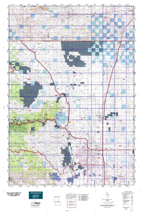 colorado-unit-9-topo-map colorado unit 9 hunting map